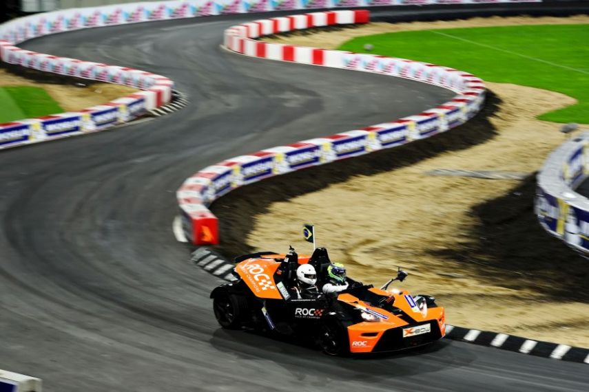 Felipe Massa (BRA) in the KTM X-Bow at Race of Champions