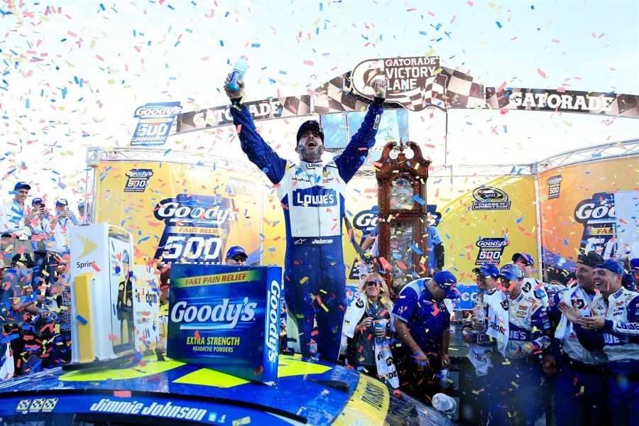 Jimmie Johnson, Goody's Fast Relief 500, Martinsville Speedway