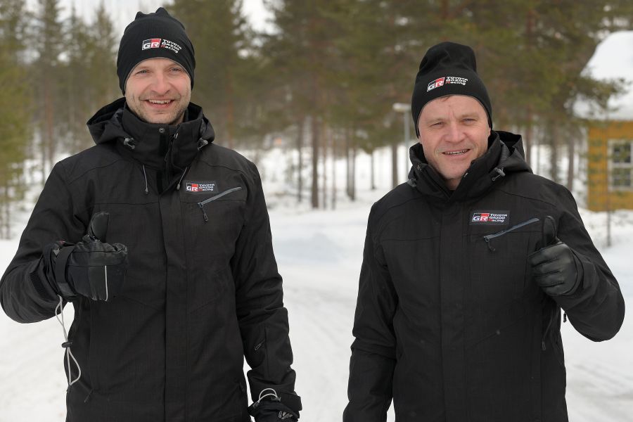Juho Hannien and Tommi Makinen