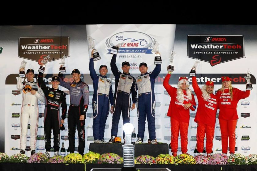 2016 Petit Le Mans - GTD podium