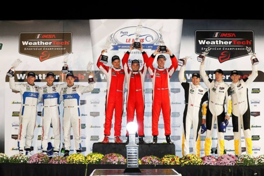 2016 Petit Le Mans - GTLM podium