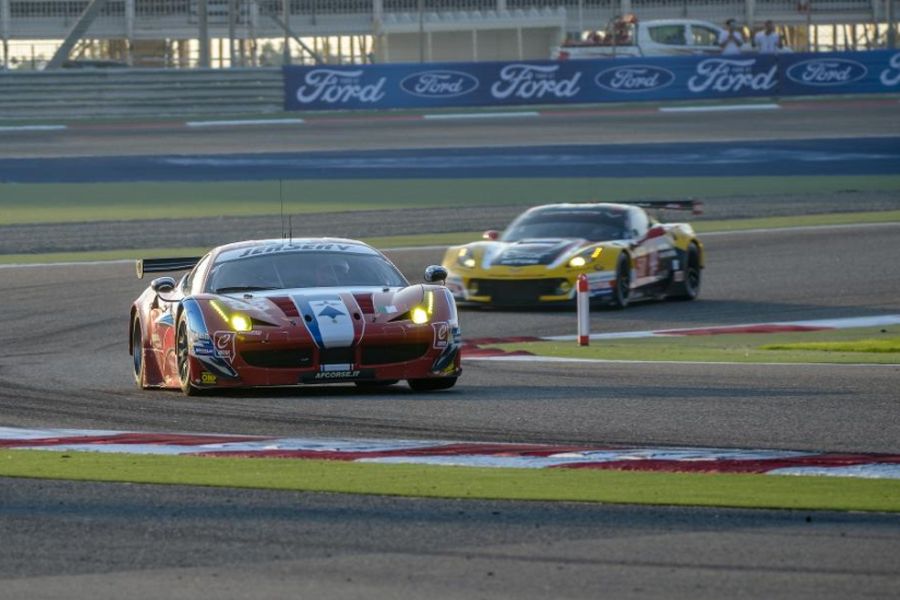 2016 LM GTE Am champions,AF Corse #83 Ferrari