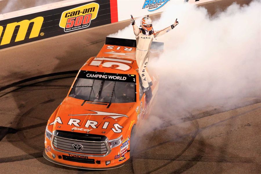 Daniel Suarez, 2016 Lucas Oil 150, Phoenix