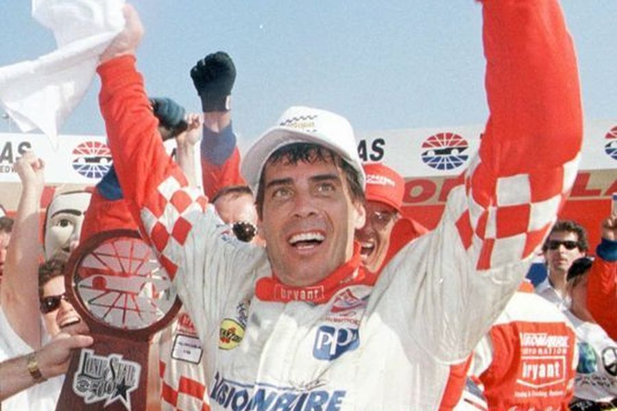 John Paul Jr., Celebrating Indy Car victory at Texas Motor Speedway