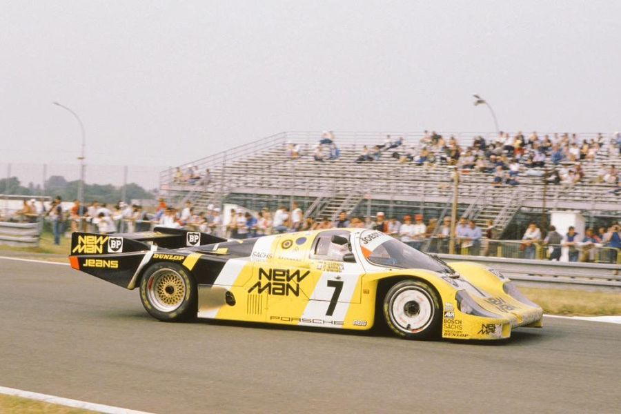 The legendary #7 New Man Joest Racing Porsche 956 that won Le Mans in 1985