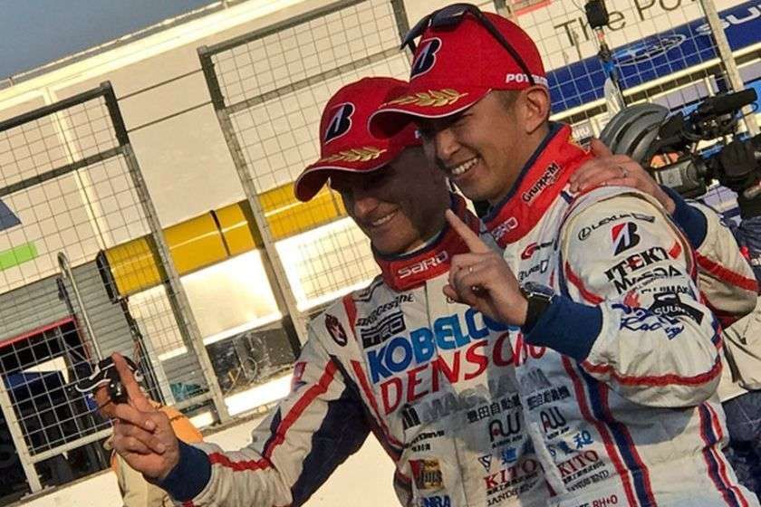 Heikki Kovalainen, Kohei Hirate, 2016 GT500 champions