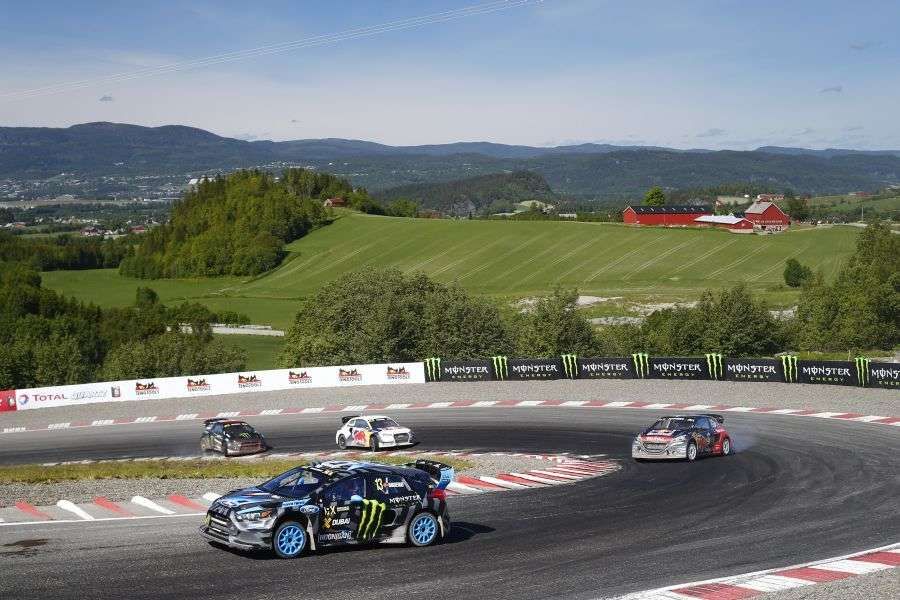 Lankebanen circuit panorama Lankebanen, Hell, Norway