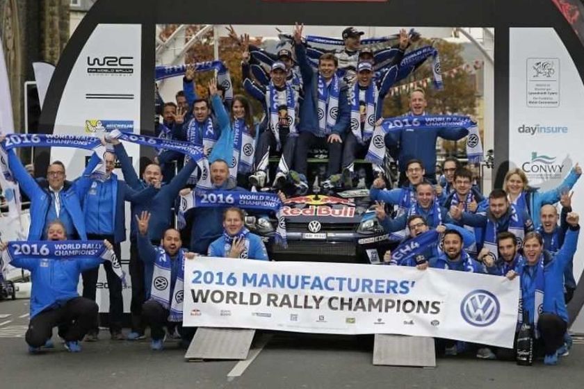 Volkswagen Motorsport, 2016 WRC champions