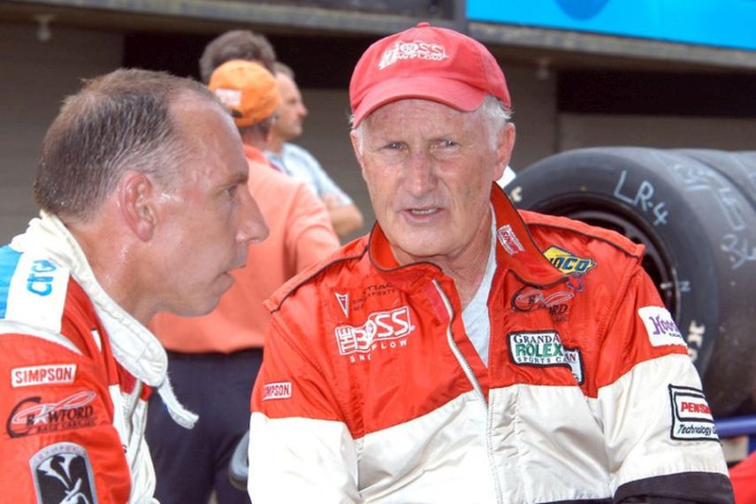 Elliott Forbes-Robinson (right) and Andy Wallace in 2005