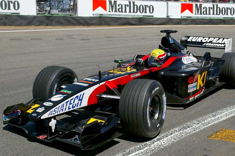 Mark Webber Minardi formula