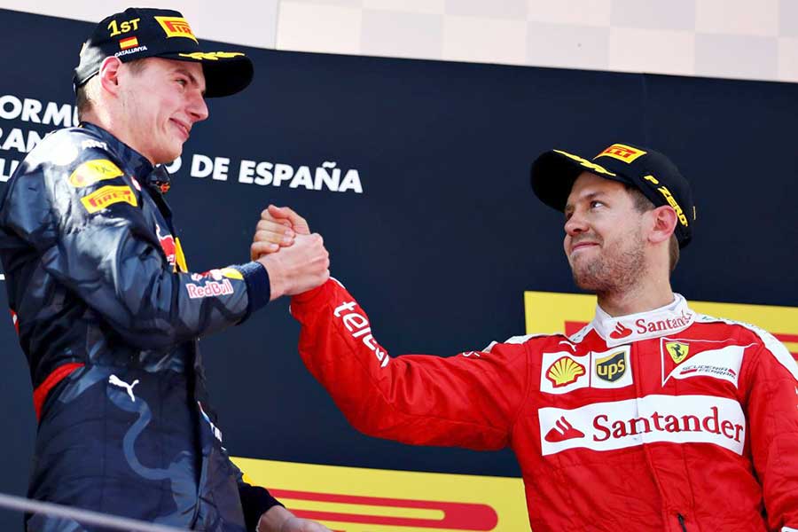 Max Verstappen Sebastian Vettel