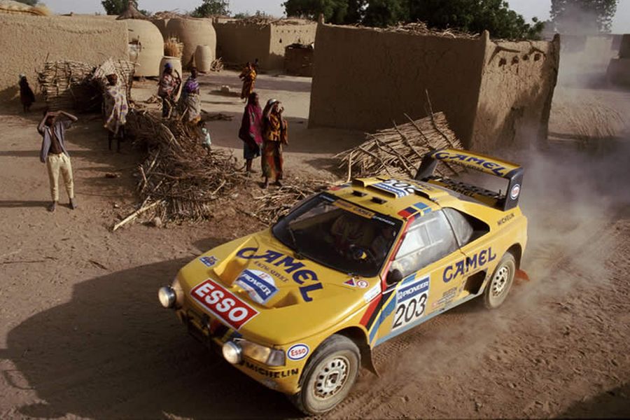 Ari Vatanen at 1990 Dakar Rally