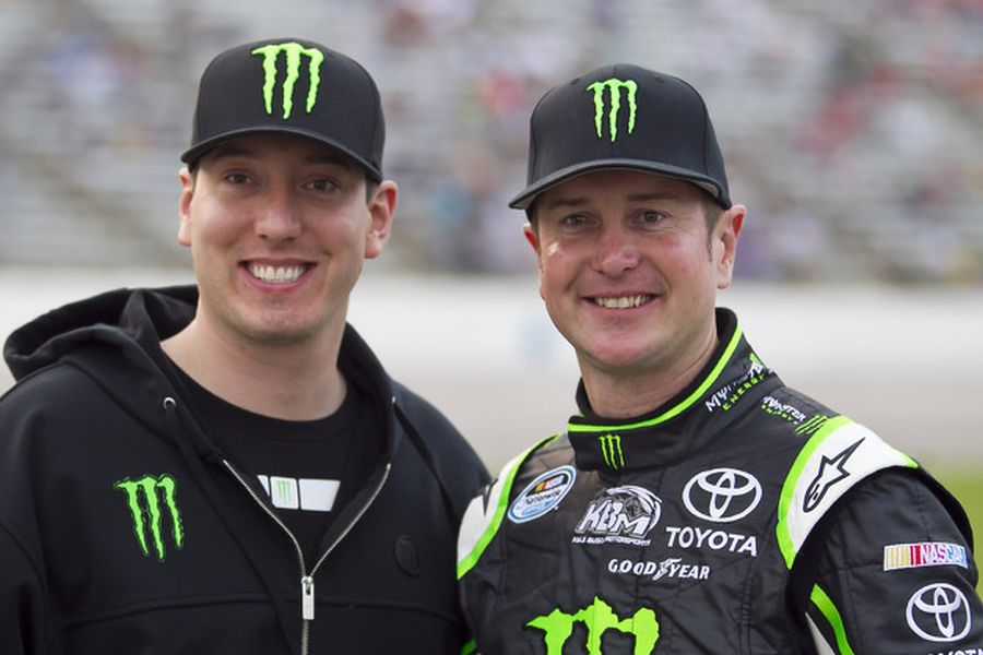 Kyle Busch and Kurt Busch