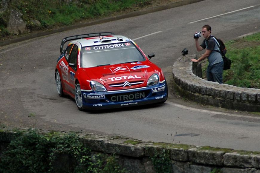 Sebastien Loeb at 2005 Tour de Corse