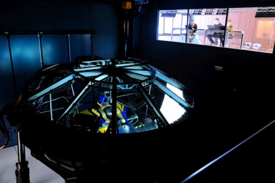Dallara's driving simulator