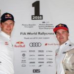Mattias Ekstrom, Toomas Heikkinen, EKS RX, 2016 World RX champions
