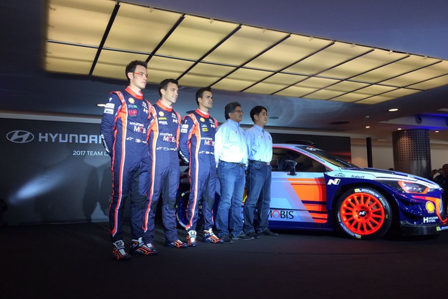 Hyundai World Rally Team for 2017 WRC season