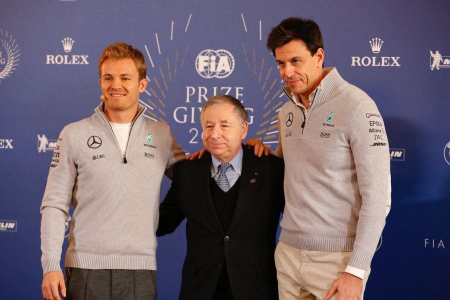 Nico Rosberg, Jean Todt, Toto Wolf