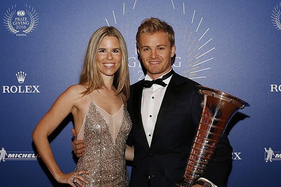 Nico Rosberg and wife