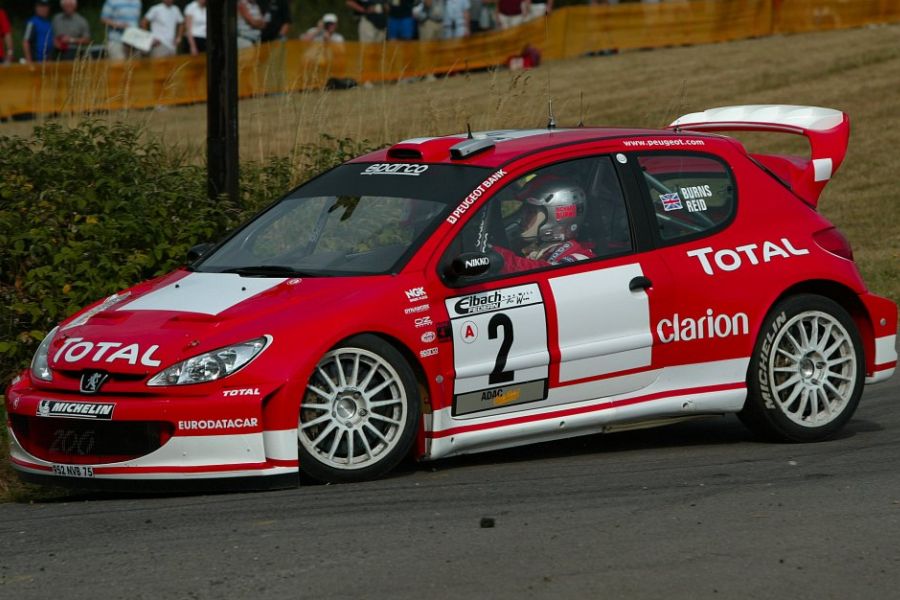 Richard Burns, 2003, Peugeot 206 WRC