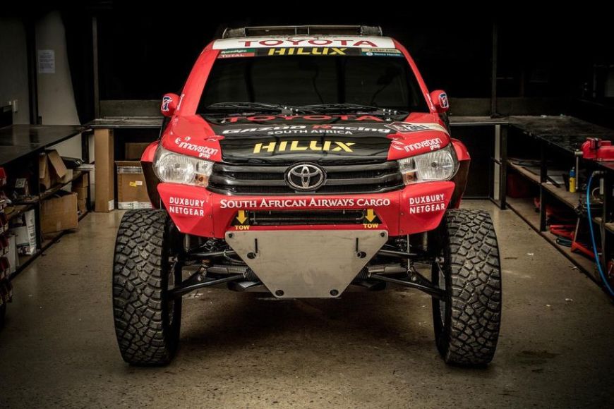 Ready for 2017 Dakar Rally Workshop, Toyota Hilux Evo, 2017 Dakar Rally