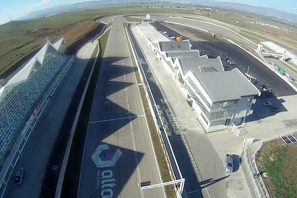 Rustavi International Motorpark aerial view of the track Rustavi Georgia Tbilisi, georgian racing