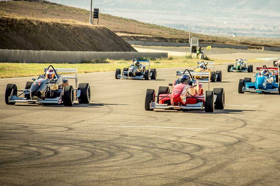 Detail from a race at Rustavi circuit Rustavi circuit