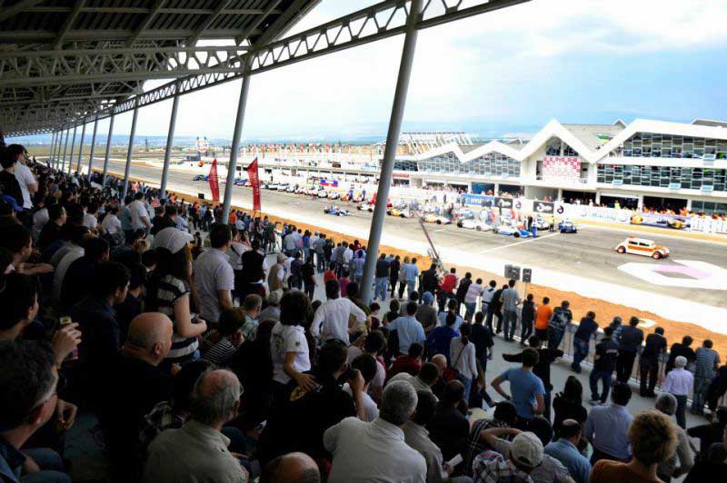 Rustavi International Motorpark grandstands Rustavi Motorpark Georgian Tbilisi Georgia