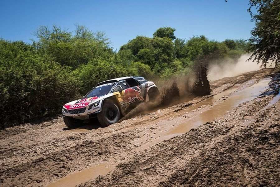 Sebastien Loeb wins stage 2 at 2017 Dakar Rally