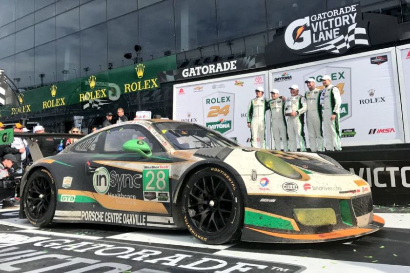 GTD class winners - Alegra Motorsports
