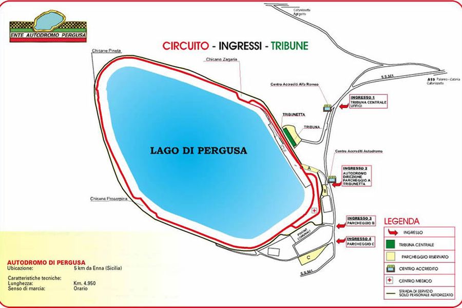 Autodromo di Pergusa, Enna, Sicily, Italy