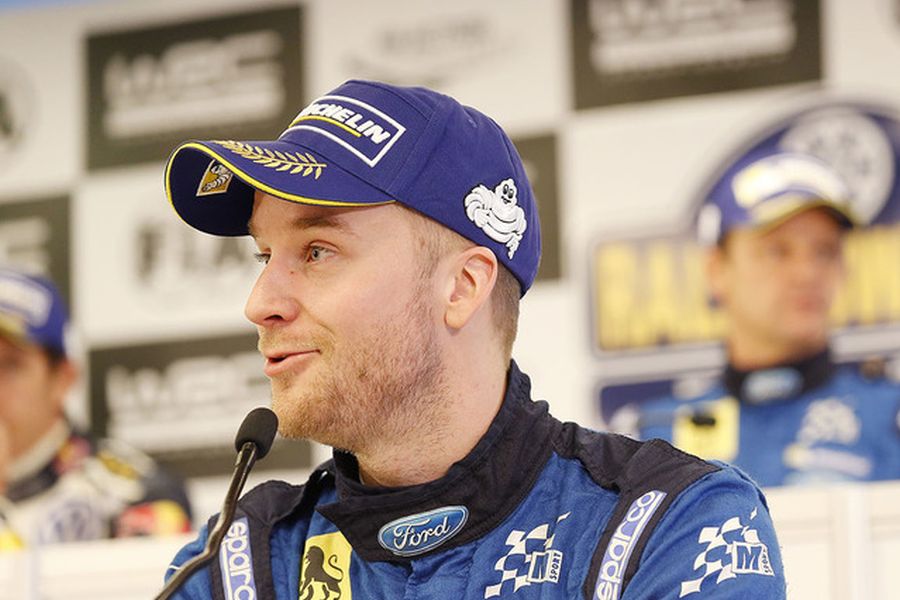 Mads Ostberg at 2016 Rally Sweden