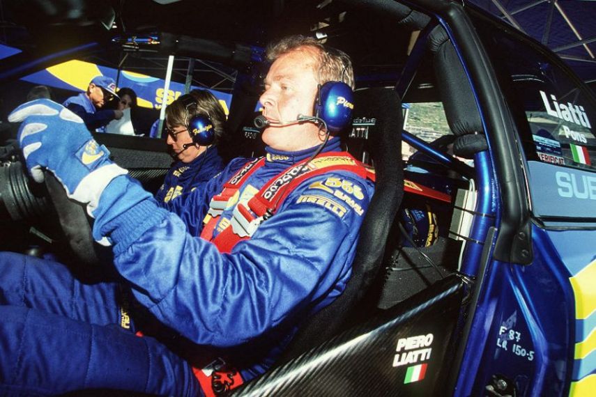 Piero Liatti and Fabrizia Pons - 1997 Rallye Monte Carlo winners, Impreza WRC 97