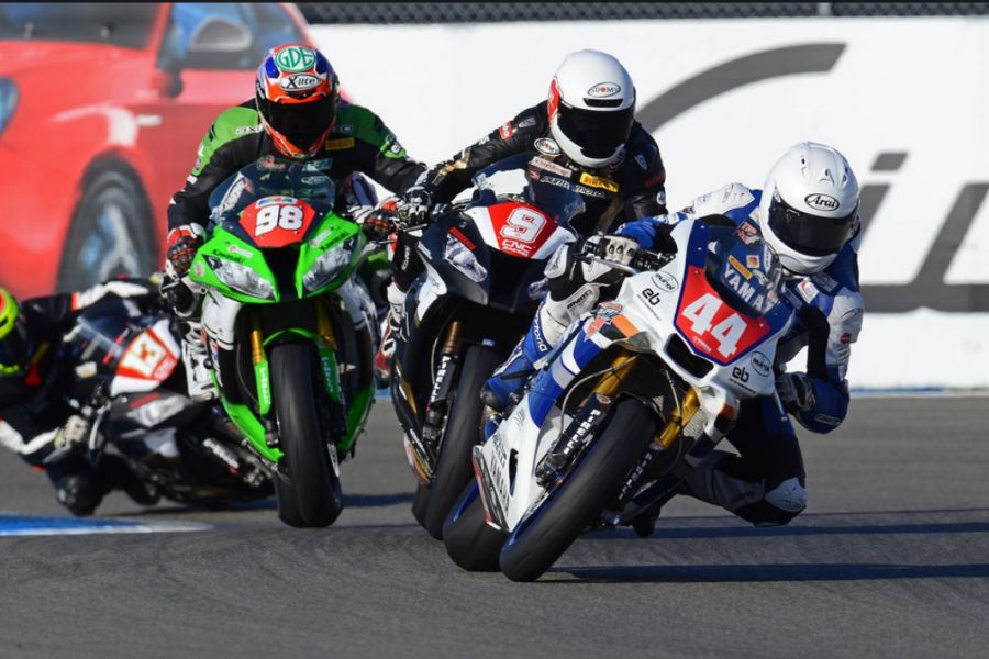 Motorcycles racing at BTT Circuit Assen