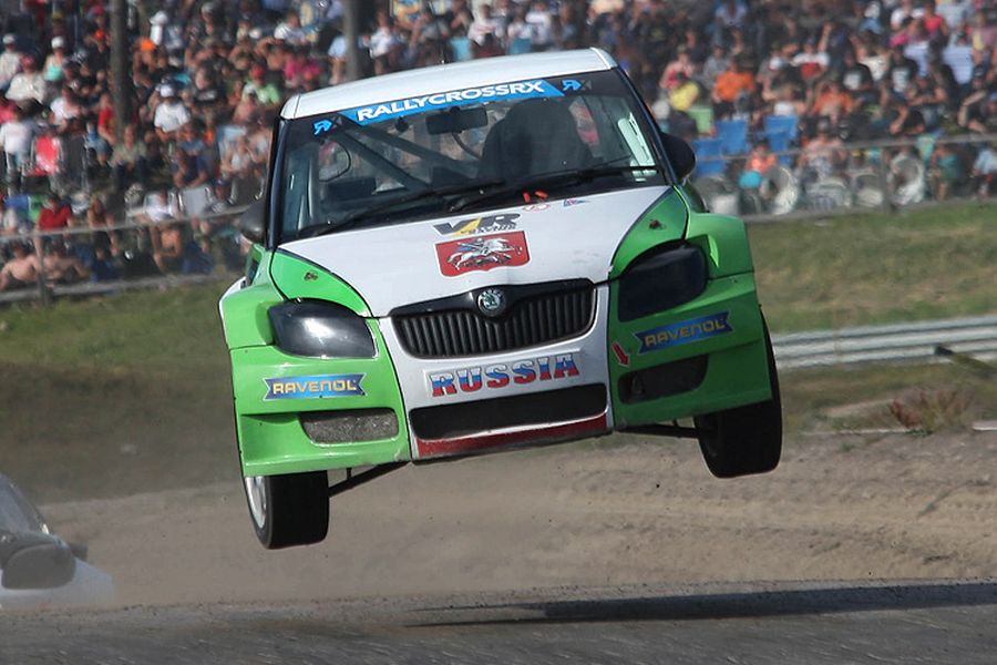 2014 Euro RX, Volland Racing Škoda Fabia S1600, Sergej Zagumennov