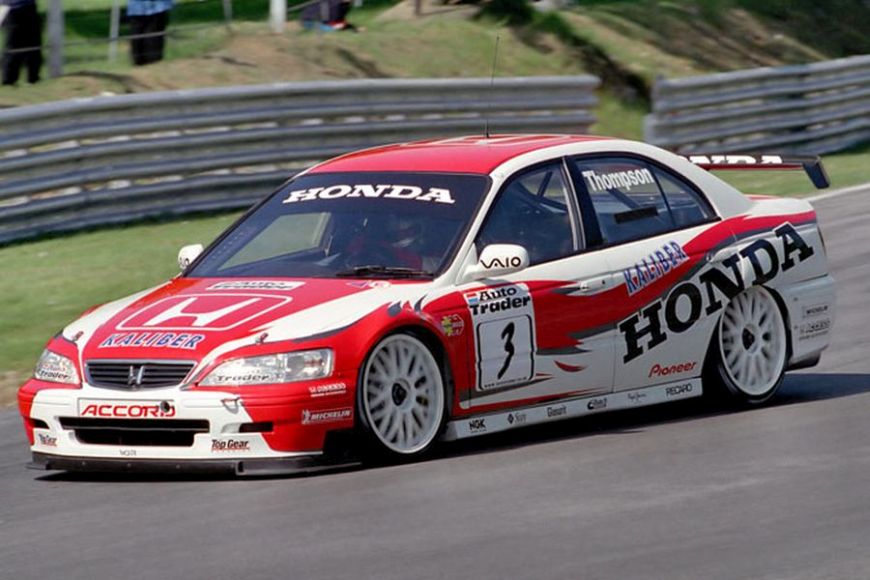 1999 BTCC, James Thompson in the #3 WSR Honda Accord