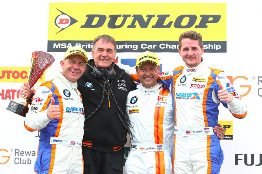 Three WSR drivers on the Croft's podium in 2015