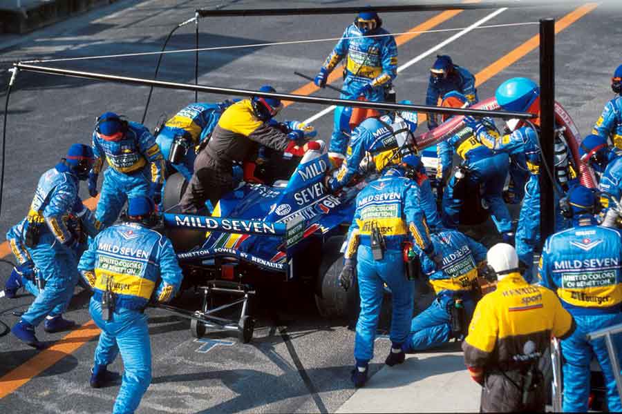 Benetton B195 Renault 1995 Michael Schumacher Grand Prix formula cars
