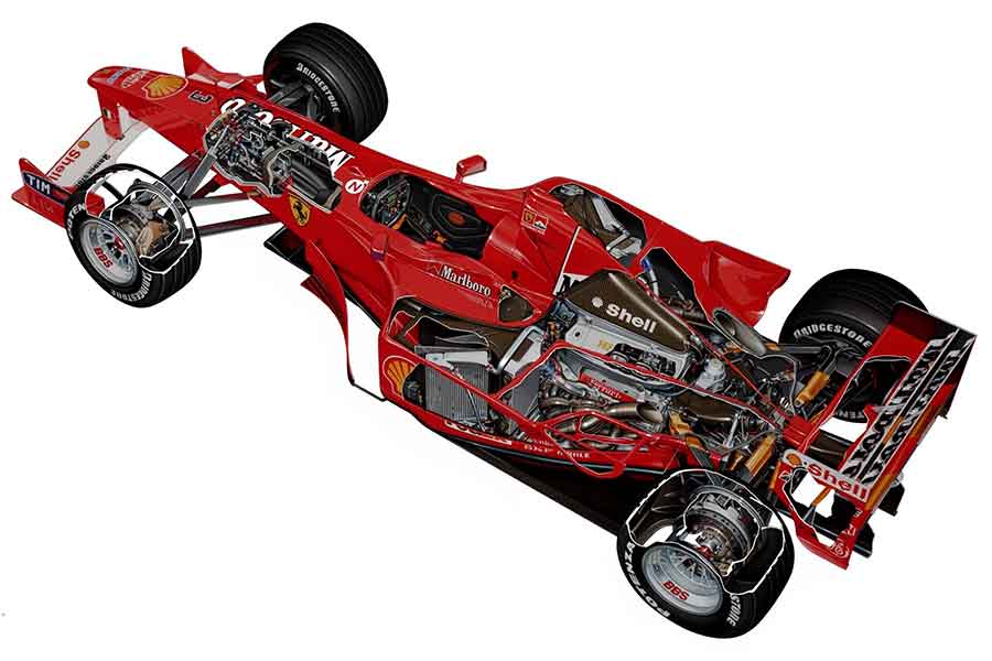 Ferrari F1-2000 - A Car That Won The Long-Awaited Title | Snaplap