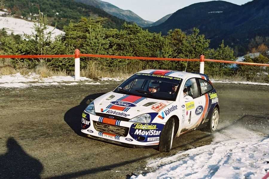 Colin McRae at 2001 Rallye Monte Carlo