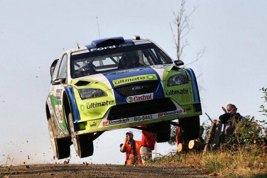 Ford Focus RS WRC 06 at 2006 Rally Finland