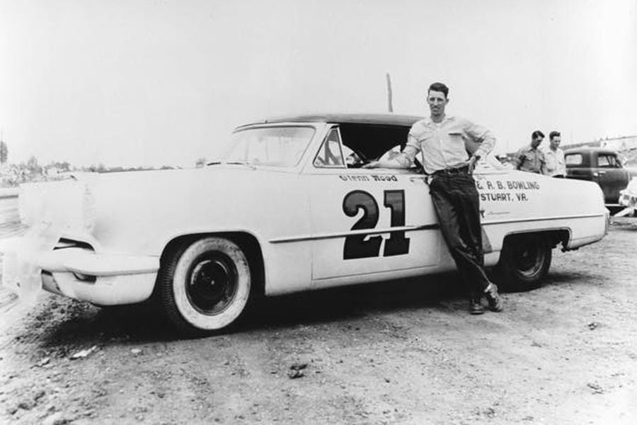 Glen Wood with #21 car early in a career