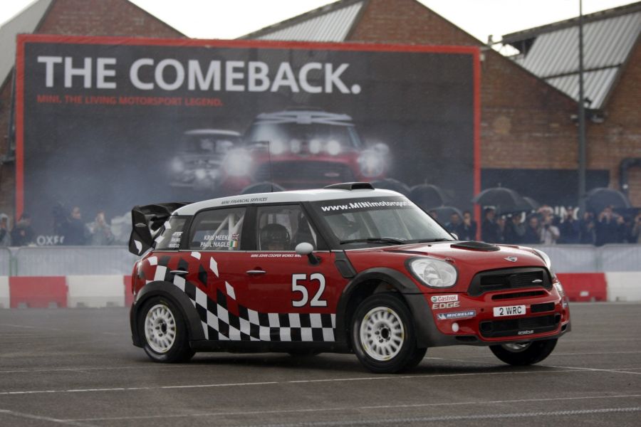 The number 52 reminds on Mini's 1965 Monte Carlo victory