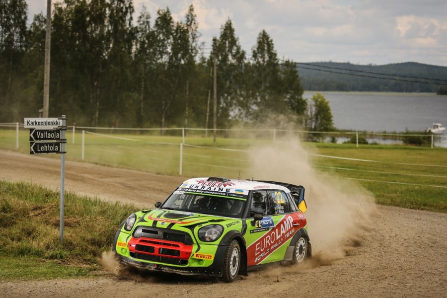 Valery Gorban at 2016 Rally Finland, Mini JCW WRC