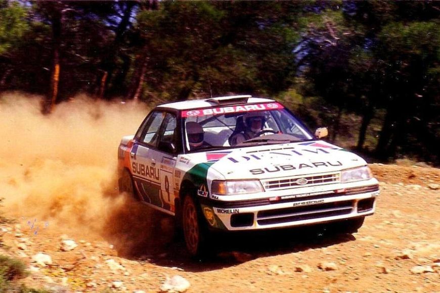 Colin McRae at 1992 Acropolis Rally