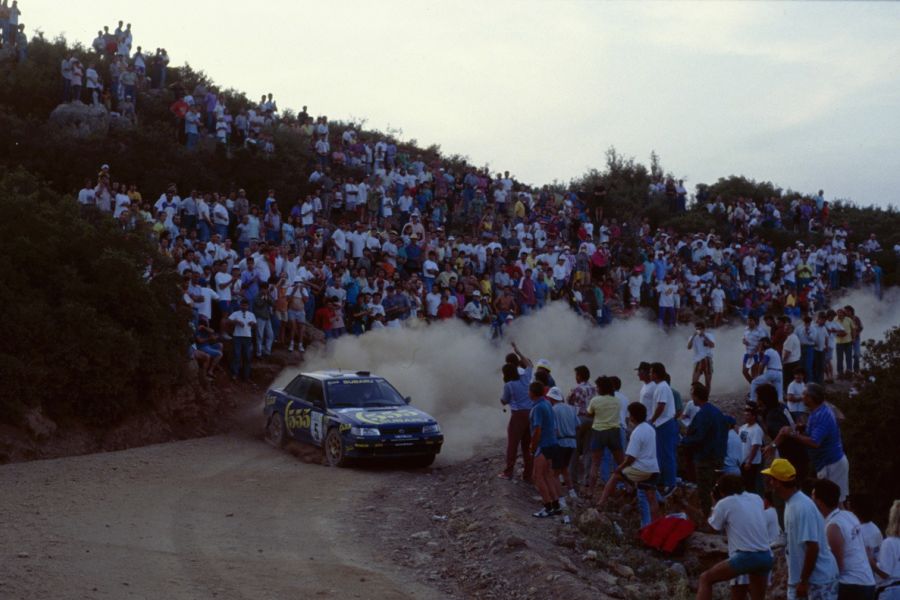 Colin McRae at 1993 Acropolis Rally