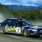 Colin McRae at 1993 Rally New Zealand, Subaru Legacy RS