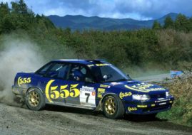 Colin McRae at 1993 Rally New Zealand, Subaru Legacy RS
