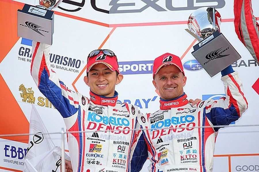 Kohei Hirate and Heikki Kovalainen - 2016 Super GT champions