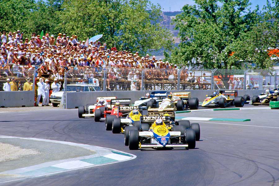 1985 Australian Grand Prix detail Adelaide Circuit Australia 1995 australian grand prix lap